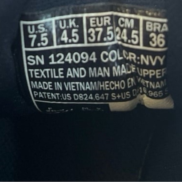 Skechers Go Walk Navy Size 7.5 - Picture 8 of 8